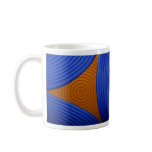 02 Blue & Orange Triangle Mug