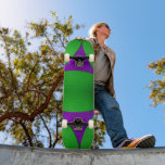 02 Green & Purple Skateboard