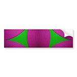 02 Pink & Green Bumper Sticker