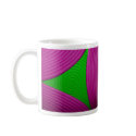 02 Pink & Green Triangle Mug