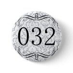 032 Area Code Pinback Button