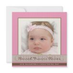 035 Christine :: PHOTO CHRISTENING INVITES