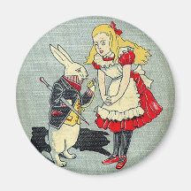 03 - Alice Book Cover Refrigerator Magnet