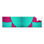 03 Blue & Pink Bumper Sticker
