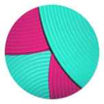 03 Blue & Pink Sticker