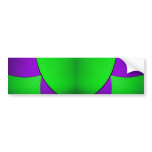 03 Green & Purple Bumper Sticker