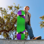 03 Green & Purple Skateboard