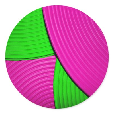 03 Pink & Green Sticker by colourmatt