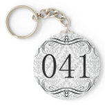 041 Area Code Keychains