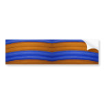 04 Blue & Orange Bumper Sticker