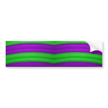 04 Green & Purple Bumper Sticker