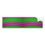 04 Pink & Green Bumper Sticker
