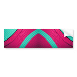 05 Blue & Pink Bumper Sticker