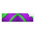 05 Green & Purple Bumper Sticker