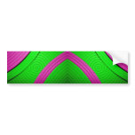 05 Pink & Green Bumper Sticker