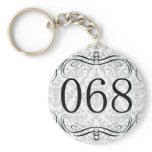 068 Area Code Keychains