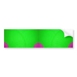 06 Pink & Green Bumper Sticker