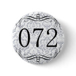 072 Area Code Pinback Button