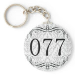 077 Area Code Key Chains