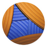 07 Blue & Orange Sticker