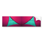 07 Blue & Pink Bumper Sticker