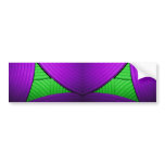 07 Green & Purple Bumper Sticker