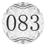 083 Area Code Sticker