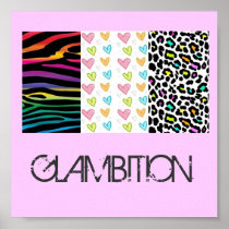 084, 051, 081, GLAMBITION POSTERS