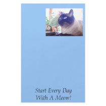 089, Start Every Day With A Meow!, Start Every ... Customized Stationery