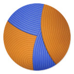 08 Blue & Orange Sticker