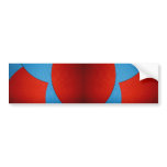08 Blue & Red Bumper Sticker