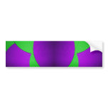 08 Green & Purple Bumper Sticker