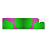 08 Pink & Green Bumper Sticker