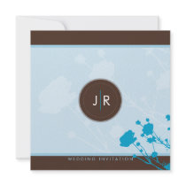 098 Sara :: WEDDING INVITES meadow flowers 6SQ