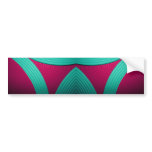 09 Blue & Pink Bumper Sticker