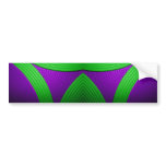 09 Green & Purple Bumper Sticker
