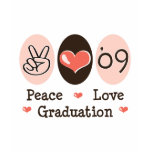 09 Peace Love Graduation Kids Ringer Tee