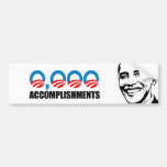 0,000 ACCOMPLISHMENTS BUMPER STICKERS