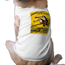 1000 Miles Up The Amazon- Vintage Travel Poster Dog Shirt