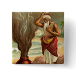 1001 Arabian Nights: The History of the Fisherman Pinback Button