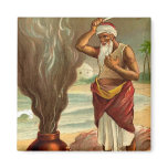 1001 Arabian Nights: The History of the Fisherman Refrigerator Magnets