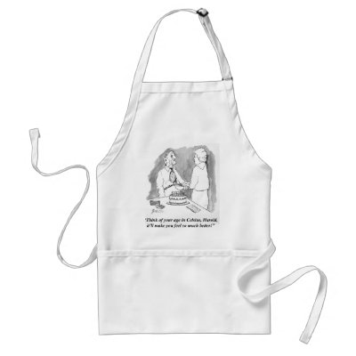 1001 Happy Birthday Aprons by jcrowtherart