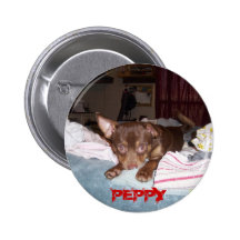 100_1488, PEPPY PINBACK BUTTON