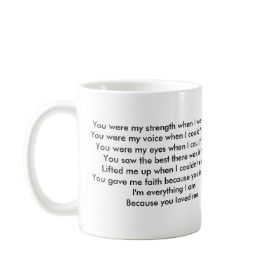 100_1916, You were my strength when I was weakY... Coffee Mug by lil_irish74