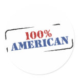 100% American stickers