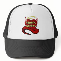 100% Angel Devil Heart Mesh Hats