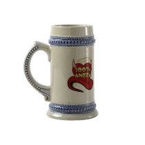 100% Angel Devil Heart Mug