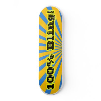 100% Bling Skateboard by niffx