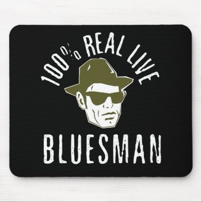 100% Bluesman Dark Mousepad by jmagnum