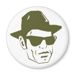 100% Bluesman Magnet